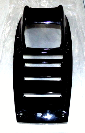 KAWASAKI MOJAVE 250, LAKOTA 300 BLACK FRONT FENDER BLACK NOSE HEADLIGHT HOOD,14024-1268-6D