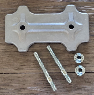 SUZUKI LTZ400, KAWASAKI KFX400 LTZ KFX SWINGARM CHAIN ADJUSTING PLATE & BOLTS