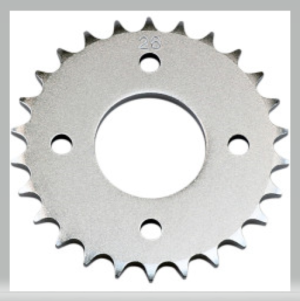SUZUKI LT80 QUAD SPORT 80, 26 TOOTH REAR SPROCKET 1987-1988, 64511-40B00