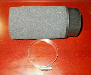 QUAD RACER 250,500 QUADZILLA LT250R,OVERSIZE CARBURETOR CARB CLAMP ON AIR FILTER