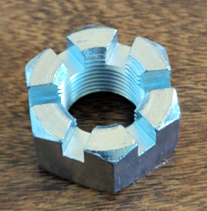 SUZUKI 250 QUADRACER, 230 QUADSPORT QUADRUNNER REAR WHEEL HUB LARGE AXLE NUT