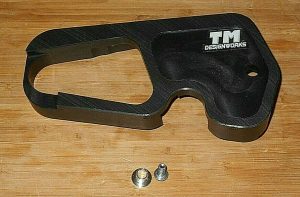 SUZUKI 500 LT500R QUAD RACER QUADZILLA SWINGARM PROTECTOR,CHAIN GUIDE,BUFFER BLK
