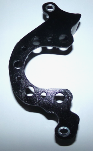 HONDA ATC350X ATC 350X ENGINE CASE SAVER, PROTECTOR, BLACK CHAIN GUIDE 1985-1986
