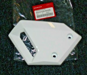 HONDA GROM 125, GAS TANK COVER SHROUD GARNISH WHITE PANEL RIGHT SIDE INSERT