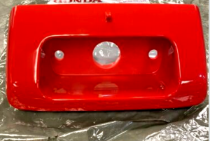 HONDA TRX250 250 RECON RED TOOLBOX DOOR, STORAGE BOX COVER,TAILLIGHT HOLDER