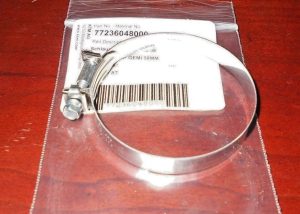 KTM 250 350 450 500 CARBURETOR CYLINDER HEAD INTAKE BOOT CLAMP 77236048000