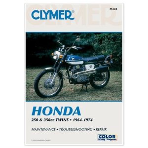 HONDA 250 & 350 TWINS MOTORCYCLE REPAIR, SERVICE, SHOP MANUAL, BOOK 64-74