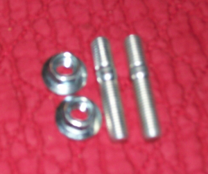HONDA CRF150R CRF 150R CRF150 CRF150RB EXHAUST HEAD STUDS, BOLTS & NUTS 07-26 90004-KCW-851 X2, 90355-427-770 X2