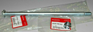 HONDA REBEL CMX250, CMX 250 REAR WHEEL AXLE SHAFT BOLT & LOCK NUT , 2002-2016