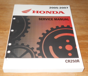 HONDA CR250R CR250 OEM SHOP, MECHANIC, SERVICE REPAIR MANUAL, BOOK 2005-2007