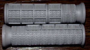 GRAY ATV HANDGRIPS, GRIPS CAN-AM DS450, DS650, DS250, DS90, RENEGADE, OUTLANDER