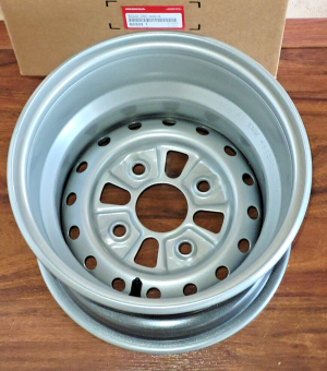 HONDA RANCHER 400 TRX400 SILVER 11" OEM REAR WHEEL, RIM 42650-HN7-000ZA
