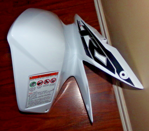 HONDA TRX250EX TRX 250EX 250X TRX250X OEM WHITE LEFT FRONT FENDER 2006-2025