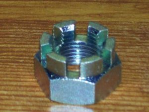 HONDA CASTLE WHEEL HUB, AXLE NUT 90306-329-770, ATV, MOTORCYCLE, ODYSSEY