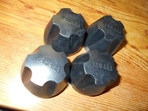 4 YAMAHA BADGER,MOTO-4,CHAMP,BIG BEAR,PRO HAULER,KODIAK,GRIZZLY,RUBBER WHEEL CAP