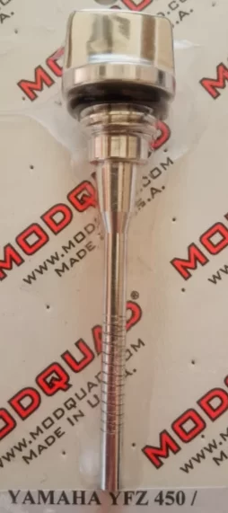 YAMAHA YFZ450, YFZ450X, YFZ450R RAPTOR 660 & 700 ENGINE OIL DIP CHECK PLUG STICK, POLISHED ALUMINUM (Copy) (Copy)