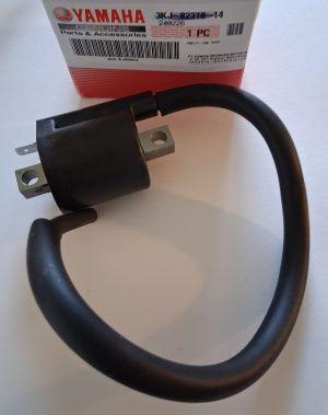 YAMAHA SPARK PLUG IGNITION COIL, PW50, VINO 50, CHAMP 100, BADGER 80, BREEZE 125, JOG 50, ZUMA, RT100, RT180, TTR125, BIG BEAR 350, KODIAK 400 & 450, GRIZZLY 80, 125, 600, 660, RAPTOR 50, 80, 125, 250, 350, WOLVERINE 450, BLASTER, TTR90, TTR110, TTR125, TTR225, TTR230, XT250, XT225 SEROW, TW200, WR200, YZ80, YZ125, BEAR TRACKER, BRUIN, SNOSCOOT 80