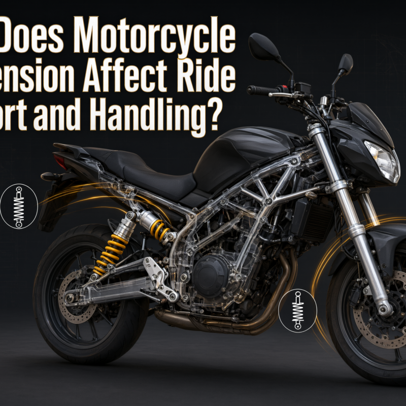 How Motorcycle Suspension Affects Comfort and Handling